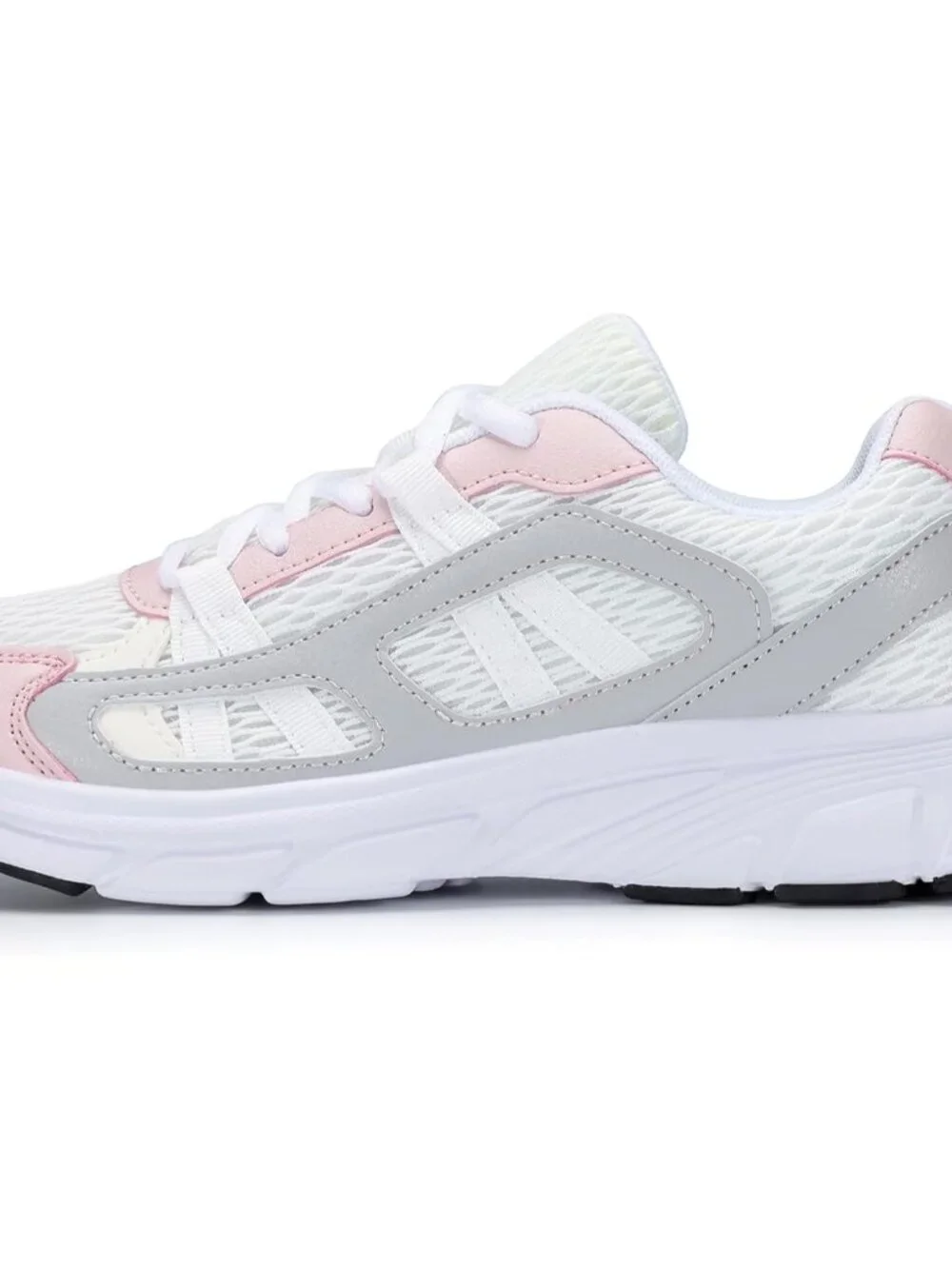 Women's Pink White Walking Shoes Comfortable Running Casual Tennis Sneakers